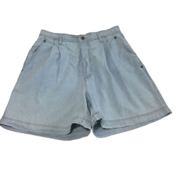 Dockers Vintage High Waisted Denim Shorts Size 12 - Picture 1 of 10